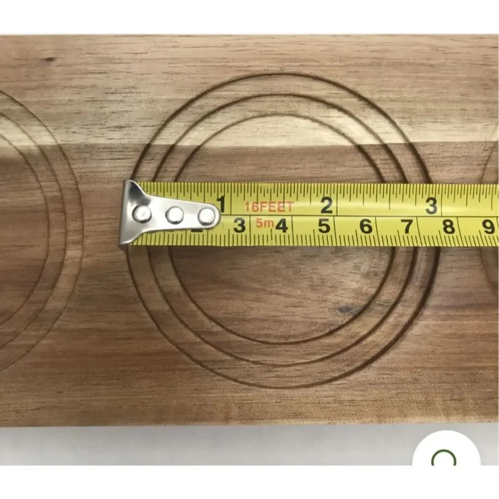 Zavis Green Acacia 5-Hole Double-Sided Flight‎ Board 22